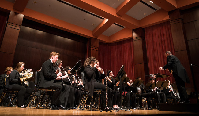 Wind Ensemble in concert