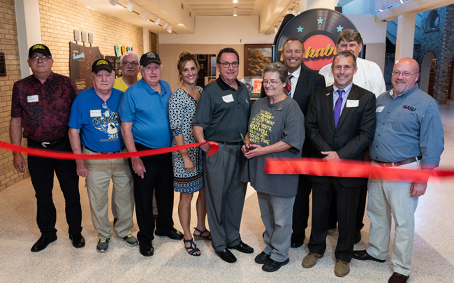 Rockabilly Exhibit Ribbon Cutting ceremony