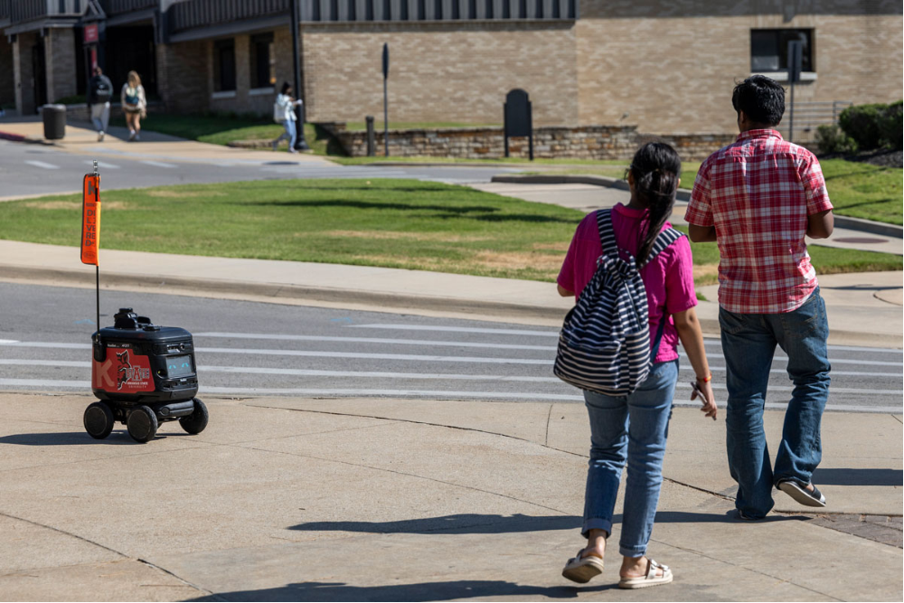 Kiwibots Roll into A-State for Robotic Food Delivery on Campus