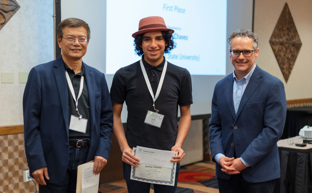 Soriano Chavez Wins in Bioinformatics Consortium’s Poster Contest