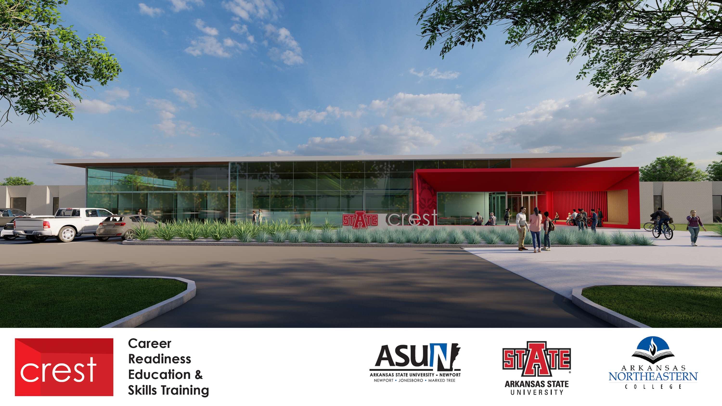 Image of CREST exterior rendering