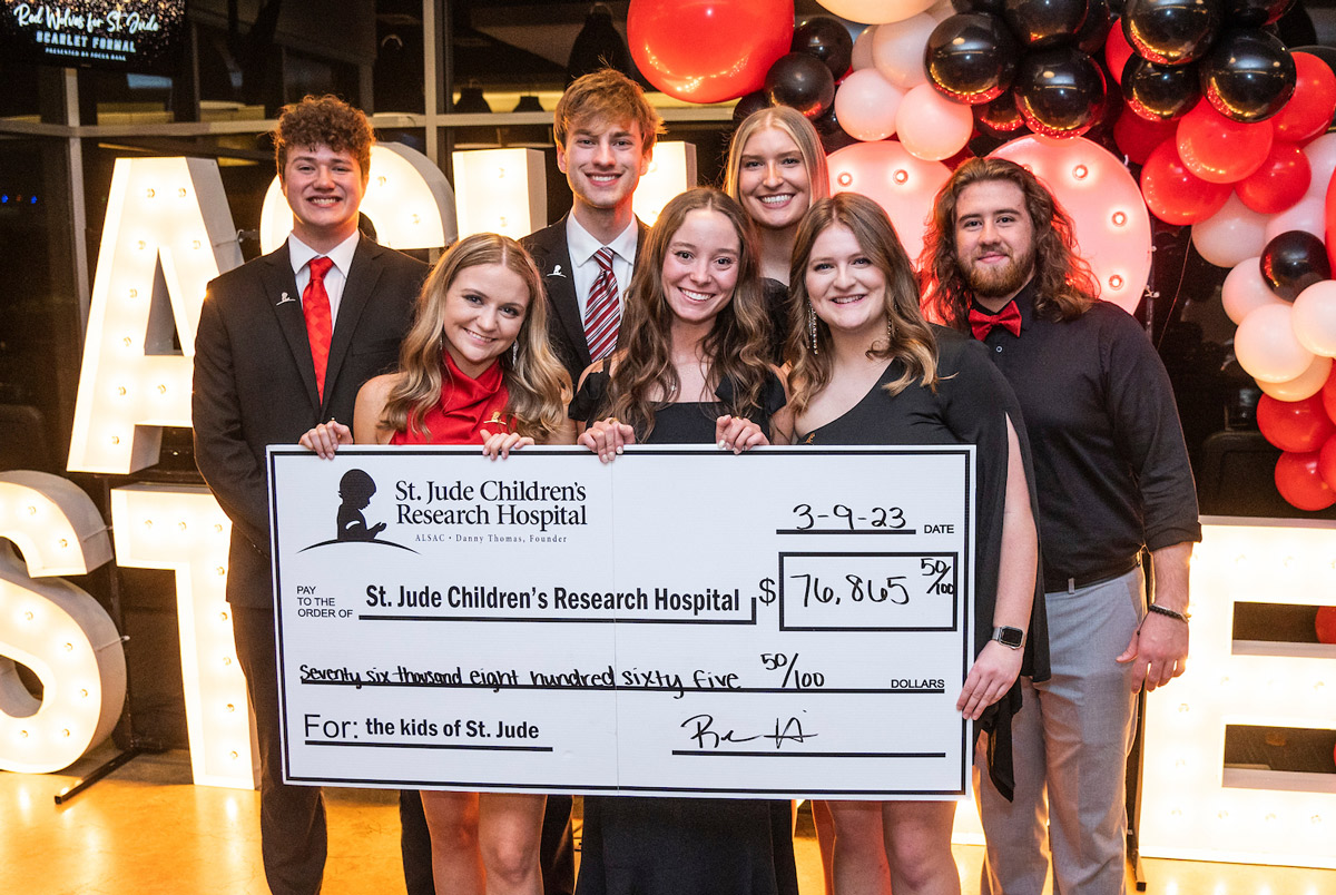 Executive Board with Big Check