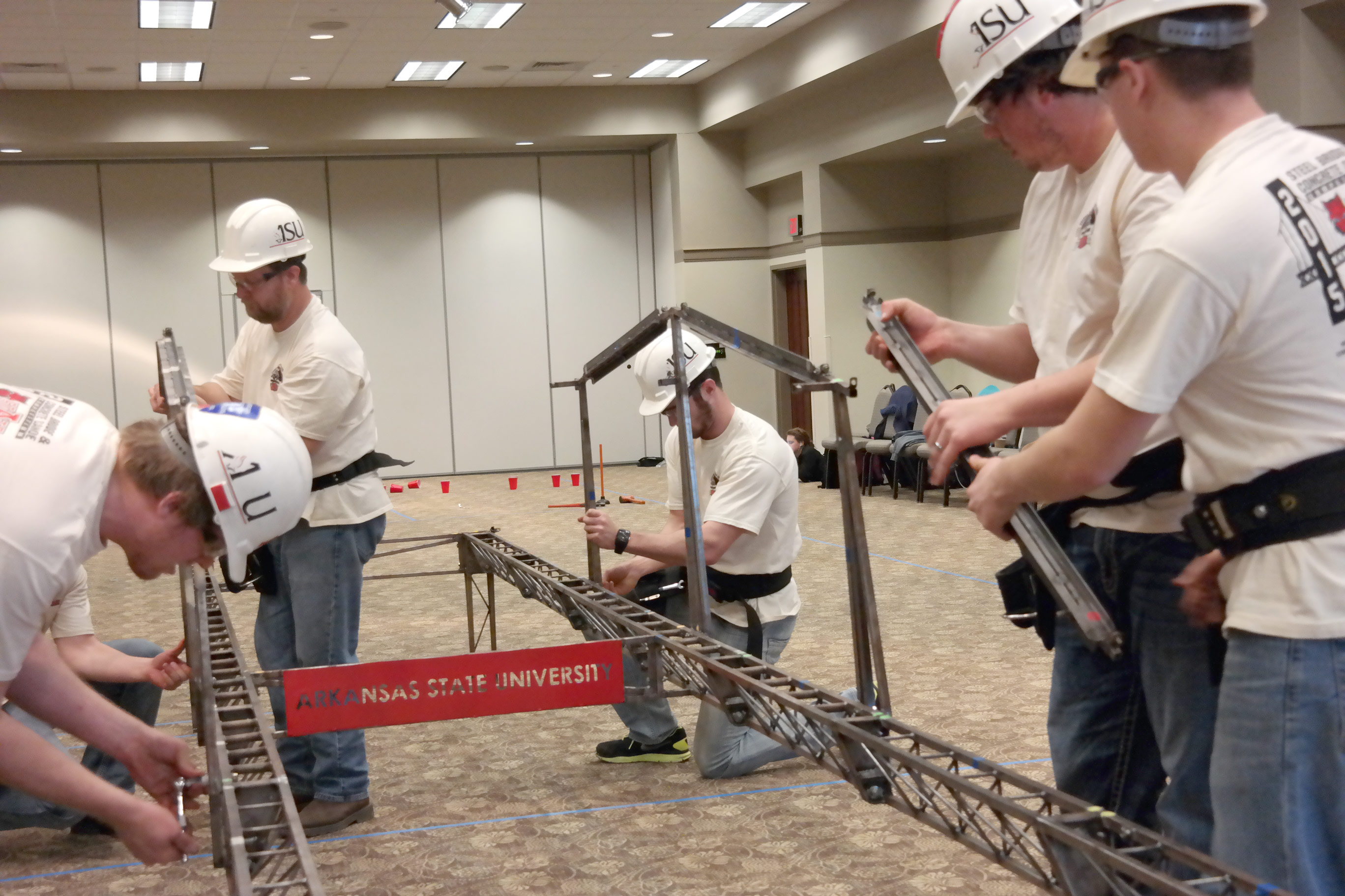 Bridge Building Team at work