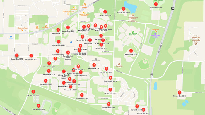 Lifesaving Medical Boxes are being Added to the A-State Campus