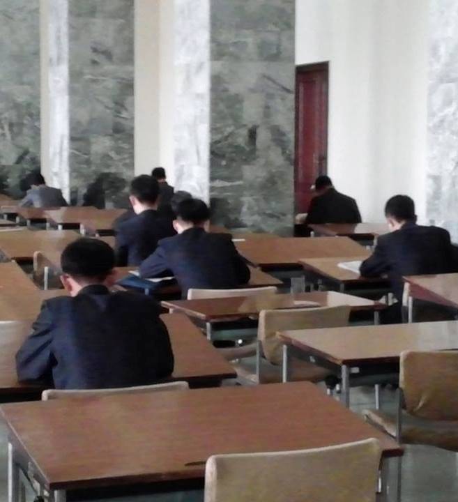 North Korean students