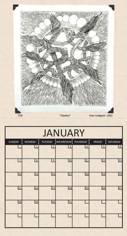 Department of Art + Design Offers Limited-Edition Calendar Featuring Local Work