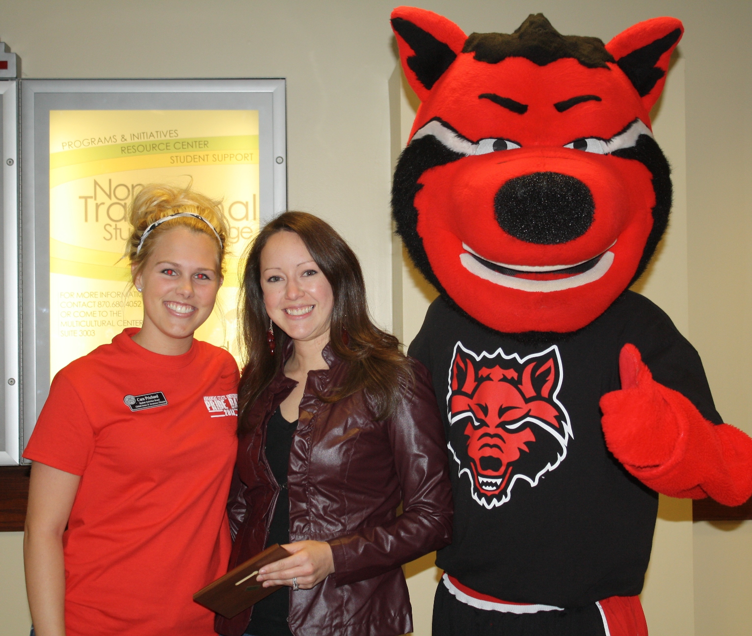 Megan Morris (center) with Cara Prichard and Howl